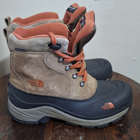 The North Face Men's Tan Hiking Boots Size 6 - Picture 2 of 12